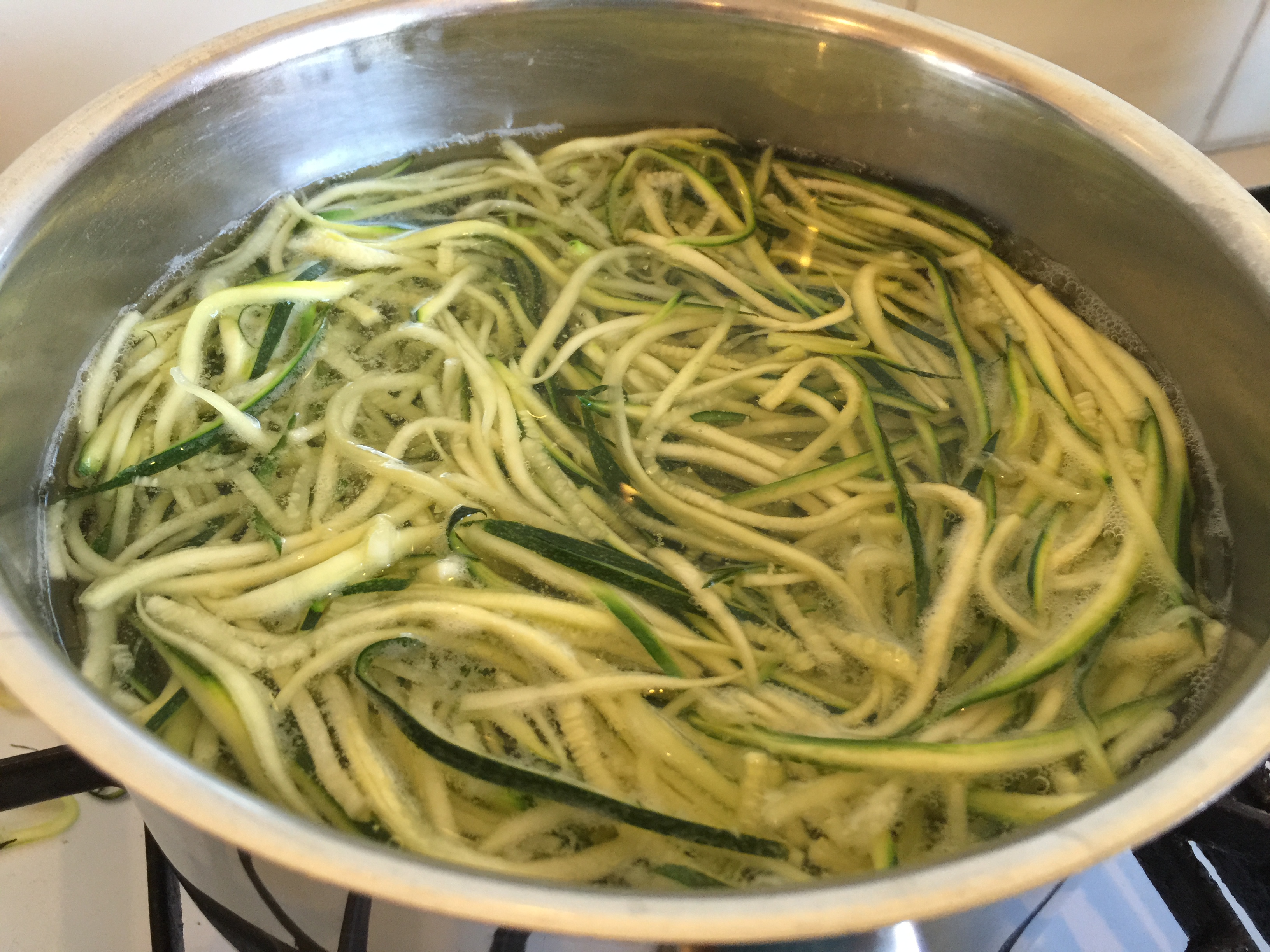 Boiling Zoodles
