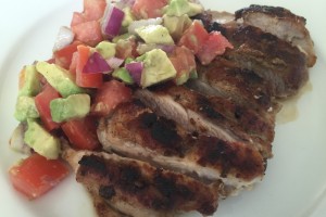 Sally's Spiced Chicken Rub with Avocado Salsa