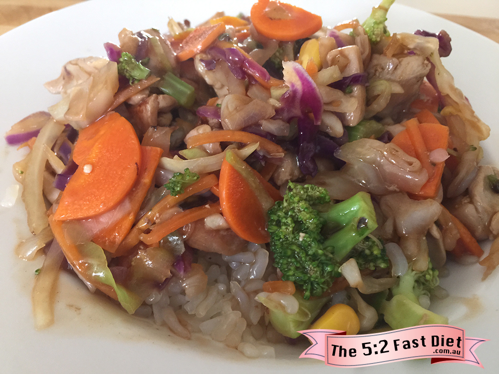 Super Easy Chicken Teriyaki Stirfry